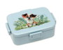 KioKids Caja de Almuerzo Infantil con Compartimentos - Azul - Colección Lovely Friends con Divisor Interno - Autonomía +4 Meses