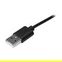 StarTech Paquete de 10 Cables USB-A a USB-C de 2 m - Negro - USB 2.0, Certificado USB-IF, para Carga y Sincronizacion