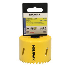 WOLFPACK LINEA PROFESIONAL Corona de Sierra Bimetal Ø 64 mm