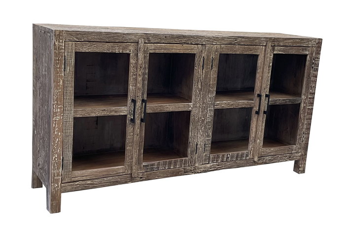 DKD Home Decor India recycled 1c25 Aparador Blanco 170 x 40 x 90 cm 4 Puertas