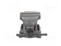 PROLINE Prensa de tornillo de mesa de 125mm con yunque y base rotativa