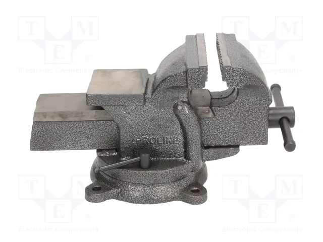PROLINE Prensa de tornillo de mesa de 125mm con yunque y base rotativa PROLINE Prensa de tornillo de mesa de 125mm con yunque y base rotativa