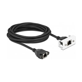 DeLOCK Cable de extensión de red Cat.6a S/FTP RJ45 de 5 m