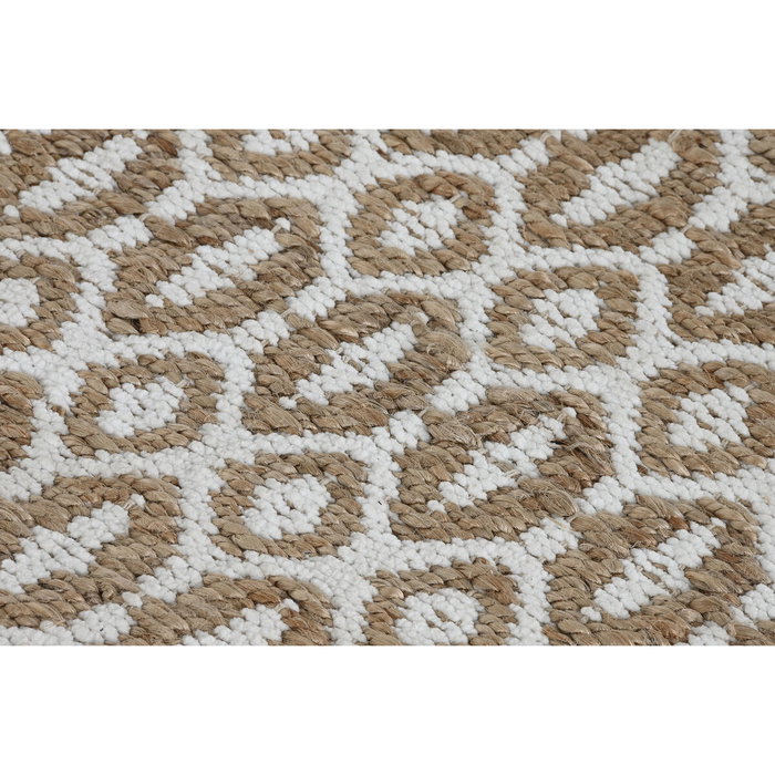 DKD Home Decor Alfombra de Yute y Poliéster 75x175 cm DKD Home Decor Alfombra de Yute y Poliéster 75x175 cm