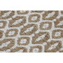 DKD Home Decor Alfombra de Yute y Poliéster 75x175 cm