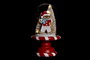DKD Home Decor Figuras de Resina con LED Surtido de 2 Unidades, Blanco y Rojo