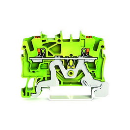WAGO 2202-1207 Conector de 2 conductores con toma de tierra de 2,5 mm