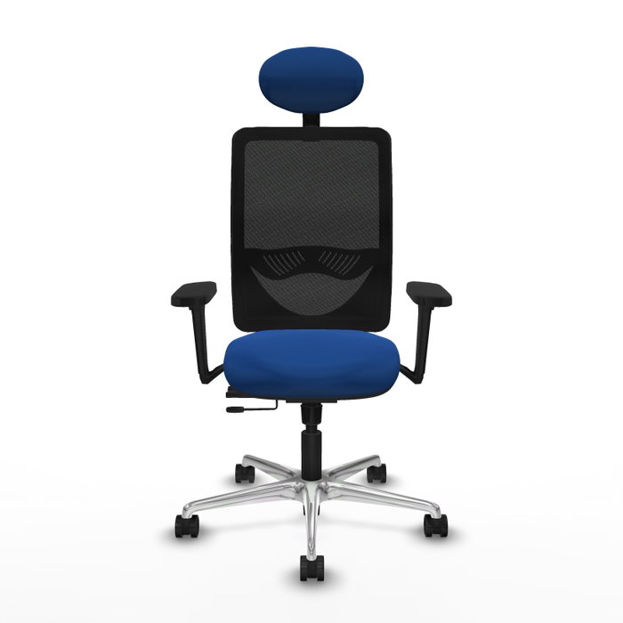 PIQUERAS Y CRESPO Silla de oficina Zulema Azul/Negro con Mecanismo Sincro/Traslack PIQUERAS Y CRESPO Silla de oficina Zulema Azul/Negro con Mecanismo Sincro/Traslack