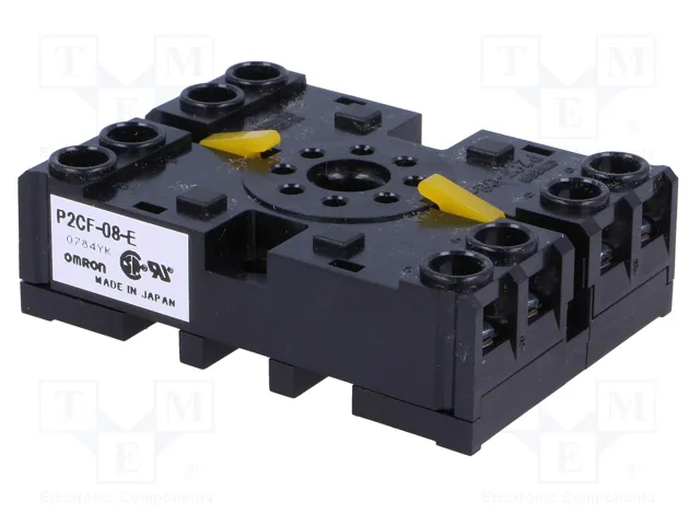 OMRON Zócalo de 8 pines para raíl DIN