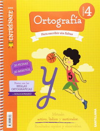 SANTILLANA, CUADERNO ORTOGRAFÍA 4ºPRIMARIA. ENTRÉNATE - SANTILLANA