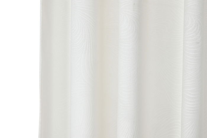 DKD Home Decor Cortina Milan Urban Crudo Poliester Jaquard 2 x 260 x 140 cm (2 Unidades)