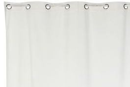 DKD Home Decor Cortina Milan Urban Crudo Poliester Jaquard 2 x 260 x 140 cm (2 Unidades)