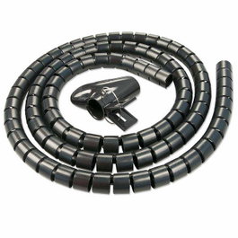 Lindy Cable Espiral Flexible de 25 mm de Diámetro Negro