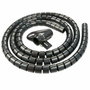 Lindy Organizador de cables espiral flexible 40581 Negro 5000 mm