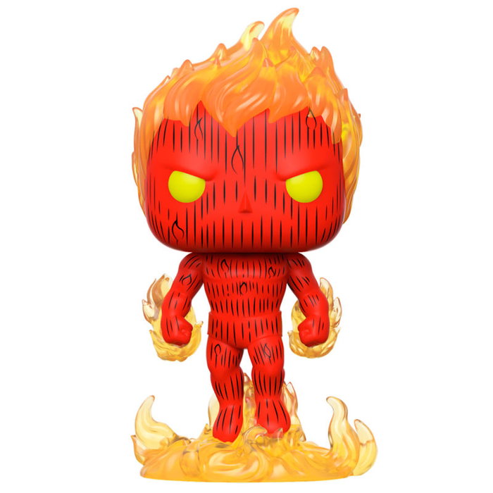 Funko Figura POP Marvel Los 4 Fantásticos La Antorcha Humana 9cm