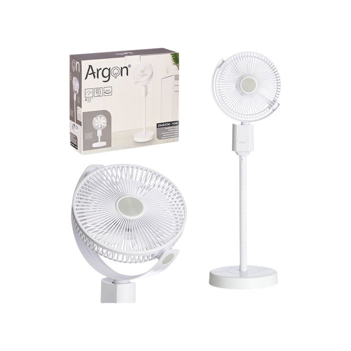 Argon Ventilador de Pie USB 10W Blanco Argon Ventilador de Pie USB 10W Blanco