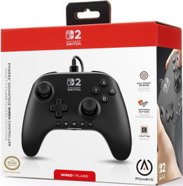 PowerA Advantage Wired Controller Negro para Nintendo Switch 2