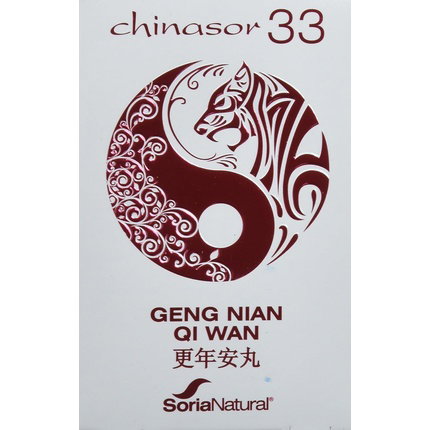 SORIA NATURAL CHINASOR 33 Geng Nian Qi Wan 30 comprimidos