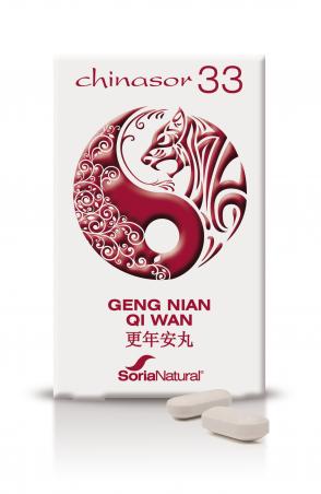 Soria Natural Chinasor 33 Geng Nian Qi Wan 30 comprimidos