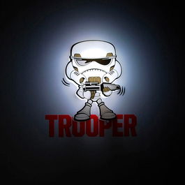 3D Light FX Lámpara LED Mini Storm Trooper Star Wars 3D - No se calienta al tacto