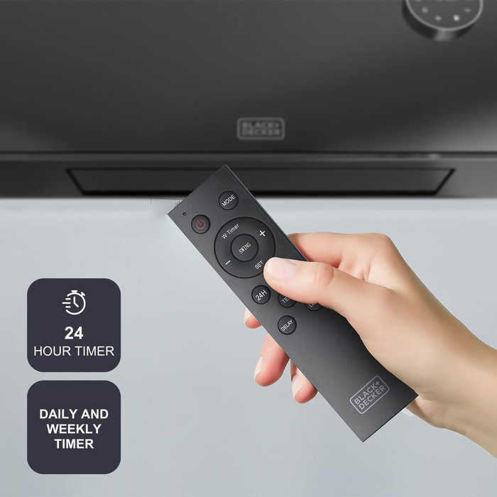 Calefactor Black & Decker BXWSH2001E Negro 2000 W