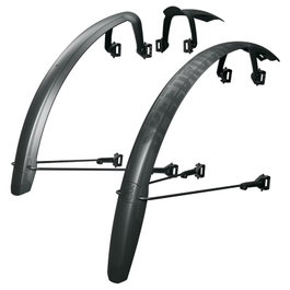 SKS Speedrocker Kit Guardabarros Plástico Alto Rendimiento 700C Gravel Ancho Rueda 52mm