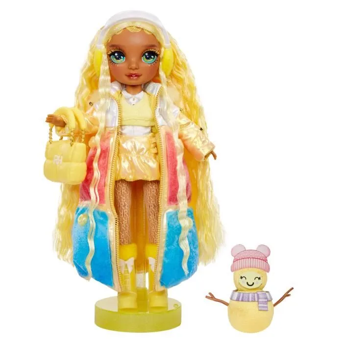 Rainbow High LIT35051120858 Muñeca Winter Wonderland Amarillo Revela tu color Crea tu propio muñeco de nieve A partir de 4 años Rainbow High LIT35051120858 Muñeca Winter Wonderland Amarillo Revela tu color Crea tu propio muñeco de nieve A partir de 4 años