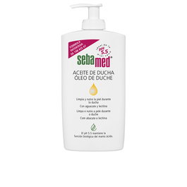 Sebamed Aceite de Ducha sin Jabón para Piel Seca y Sensible con pH 5.5, Gel de Baño Hidratante con Aceite de Aguacate, 500 ml