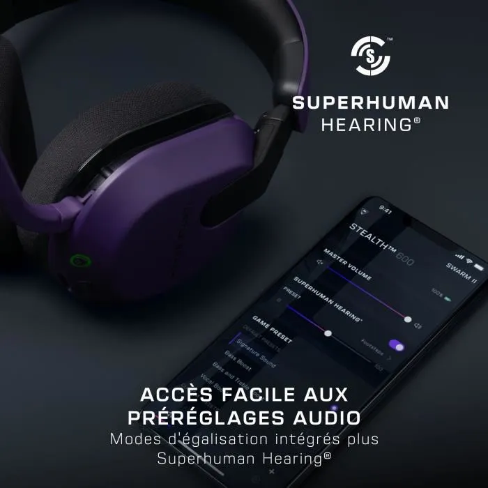 Turtle Beach TBS-2102-45 Stealth 600 Gen 3 Auriculares inalámbricos para juegos - XB - Morado Turtle Beach TBS-2102-45 Stealth 600 Gen 3 Auriculares inalámbricos para juegos - XB - Morado