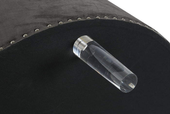 DKD Home Decor Descalzadora Gris Plateado 80 x 43 x 80 cm