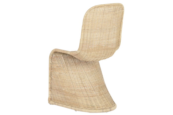 DKD Home Decor Silla de Ratán Natural 57x66x93 cm