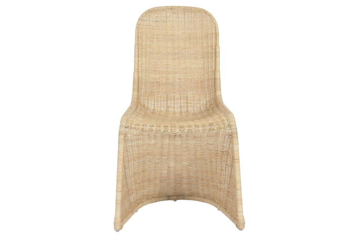 DKD Home Decor Silla de Ratán Natural 57x66x93 cm