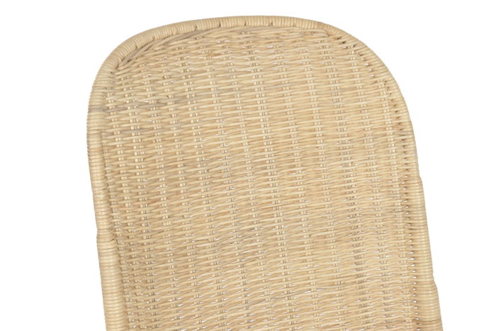 DKD Home Decor Silla de Ratán Natural 57x66x93 cm