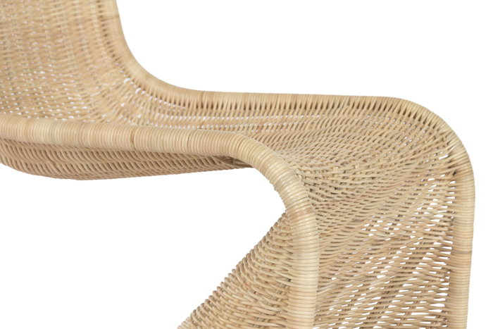 DKD Home Decor Silla de Ratán Natural 57x66x93 cm