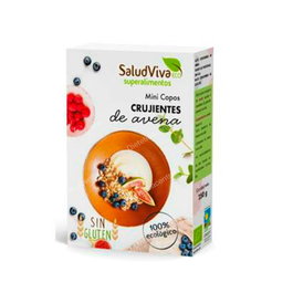 Salud Viva Copos Crujientes de Avena Minis 250 g Ecológico Sin Gluten
