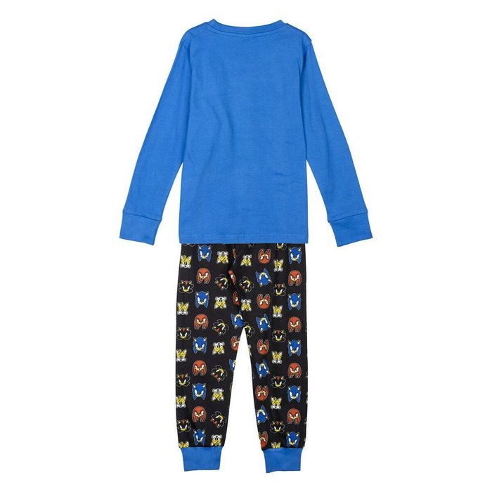 Cerdá Pijama Largo Single Jersey Sonic 5 Años Azul