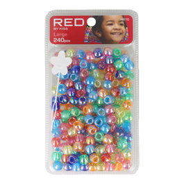 Red Kiss Abalorios para el Cabello L Hair Beads 240 Pcs (Color Asst)