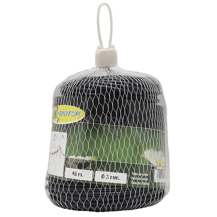 Biotop Tubo de Unión Negro PVC Ø3 mm x 45 m para Sujeción y Guiado de Plantas Biotop Tubo de Unión Negro PVC Ø3 mm x 45 m para Sujeción y Guiado de Plantas