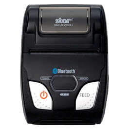 Star Micronics SM-S230i Impresora Portátil USB y Bluetooth Negro/Plata