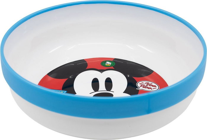 Disney Cuenco Mickey Mouse CZ11289 Antideslizante Plástico Alimentario Infantil Licencia Oficial