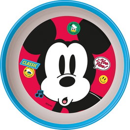 Disney Cuenco Mickey Mouse CZ11289 Antideslizante Plástico Alimentario Infantil Licencia Oficial