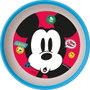 Disney Cuenco Mickey Mouse CZ11289 Antideslizante Plástico Alimentario Infantil Licencia Oficial