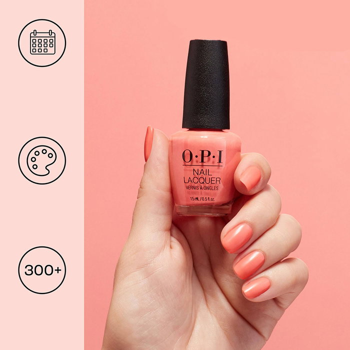 OPI NAIL LACQUER Esmalte de uñas duracion hasta 7 días #Verde nice to meet you 15 ml