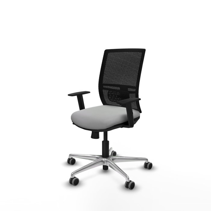 PIQUERAS Y CRESPO Silla de oficina Yunquera Gris claro y Negro PIQUERAS Y CRESPO Silla de oficina Yunquera Gris claro y Negro