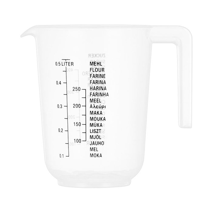 Day Juego de 3 Jarras Medidoras con Reglas para Medir Agua, Harina y Azúcar