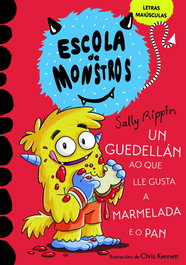 HERCULES EDICIONES, Aprende a ler na Escola de Monstros 2 - Un guedellán ao que lle gusta a marmelada e o pan