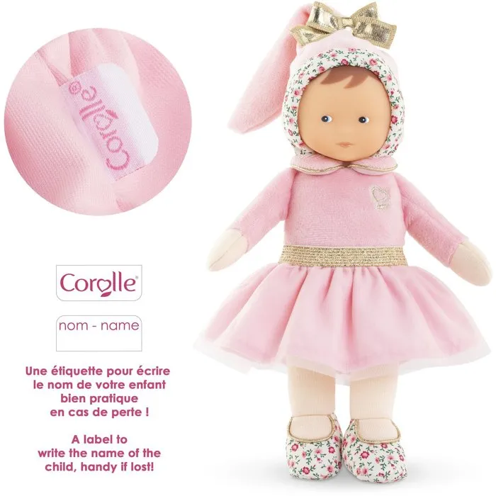 Corolle AAAPP08924 Miss Ballerina - Peluche Suave de 25 cm con Aroma a Vainilla