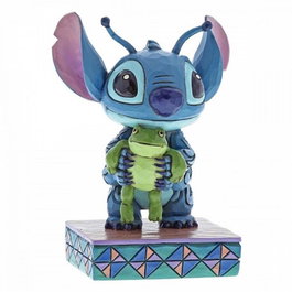 Enesco Figura Disney Stitch Con Rana