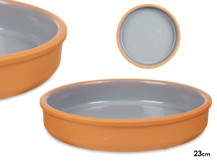 La Dehesa Cazuela Barro 23 cm Color Gris (Set de 10) La Dehesa Cazuela Barro 23 cm Color Gris (Set de 10)