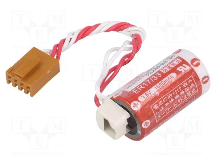 OMRON Pila Ø17x33mm 3,6VDC OMRON Pila Ø17x33mm 3,6VDC